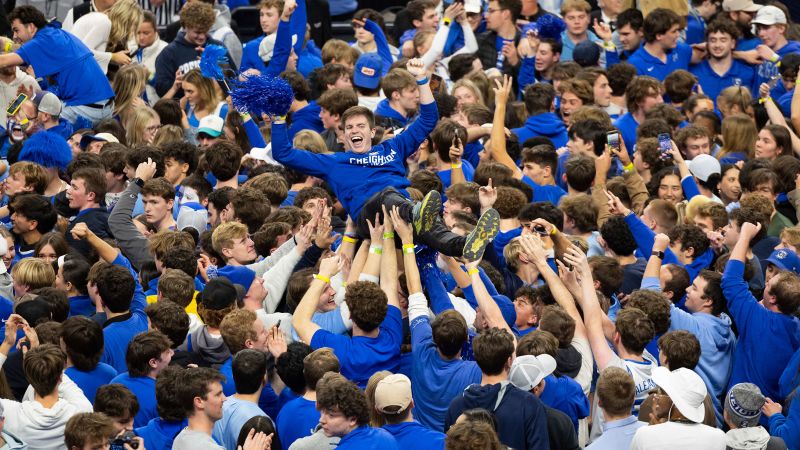 Creighton defeats No. 1 Kansas in huge night of upsets in college basketball