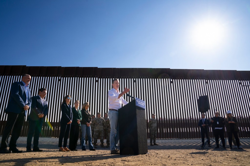 Gov. Newsom announces new plans for National Guard at California-Mexico border