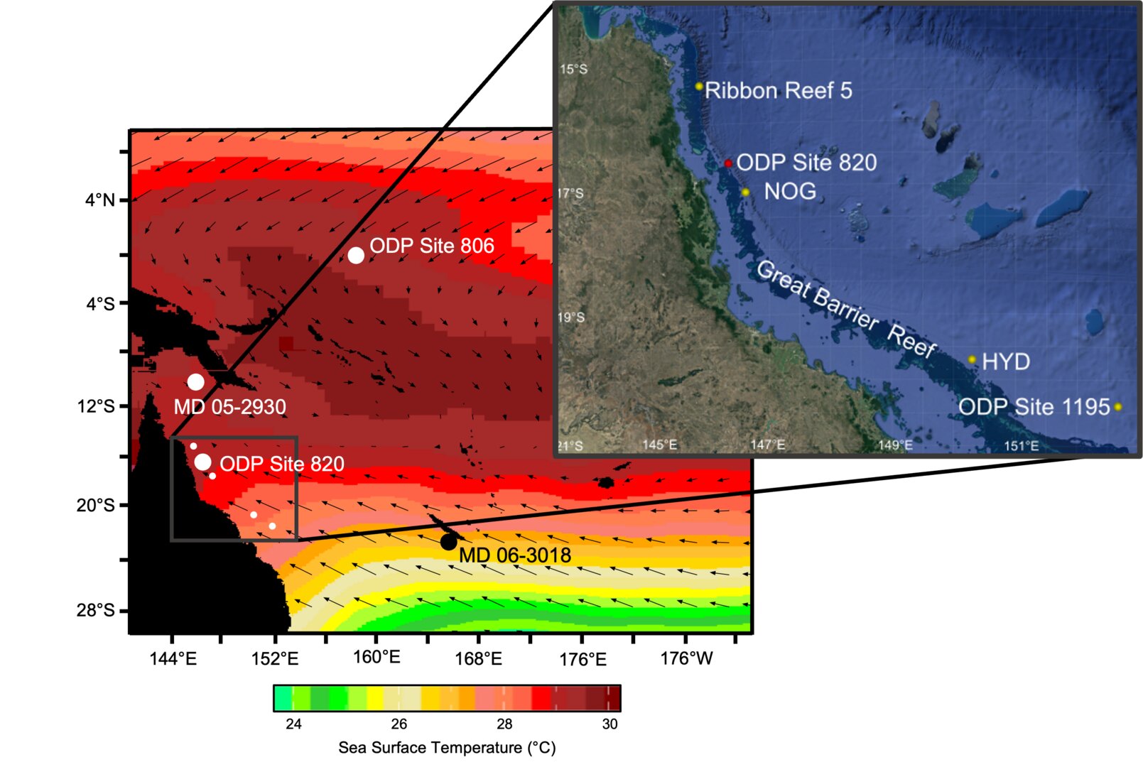 Not too warm and not too cold—finding the Goldilocks Zone of the Great Barrier Reef