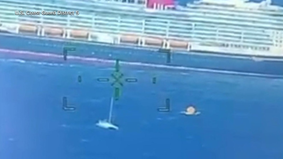 WATCH: Disney cruise ship saves 4 on sinking vessel