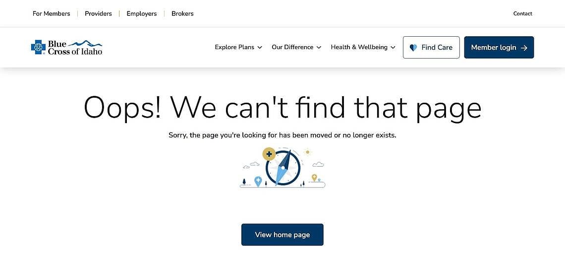 Blue Cross of Idaho removes ‘company leadership’ page, details about CEO from website