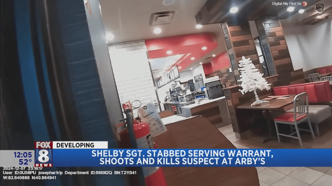 Shelby, Ohio, Arby's officer-involved shooting, stabbing