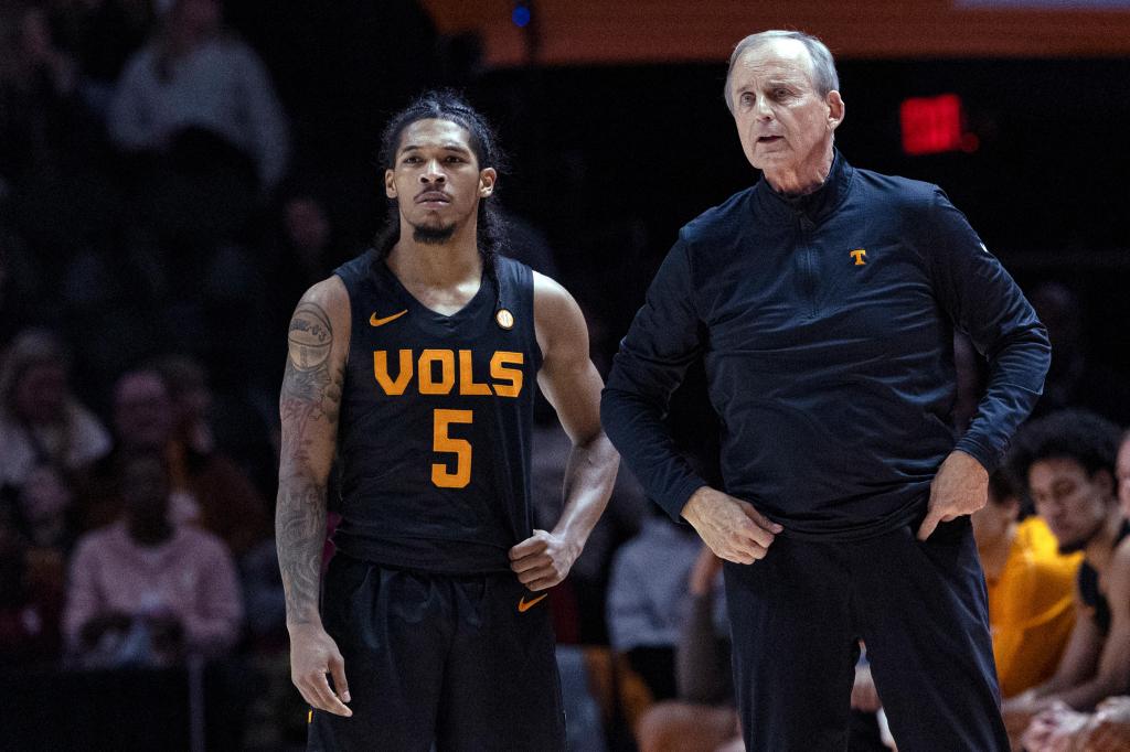 Tennessee grabs No. 1 in men’s AP Top 25 after shakeup