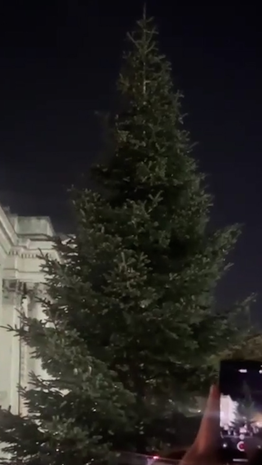 WATCH: Crowd reacts to hilarious Christmas tree lighting fail at Dublin's Trinity College