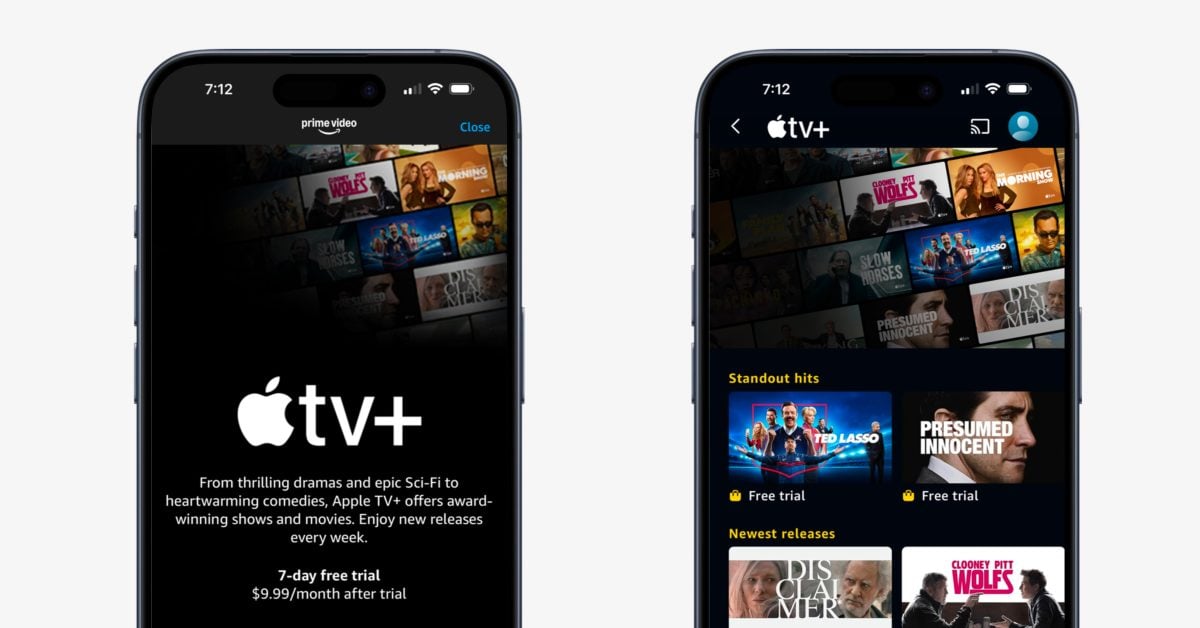 Apple TV+ on Amazon Prime Video now rolling out to additional countries