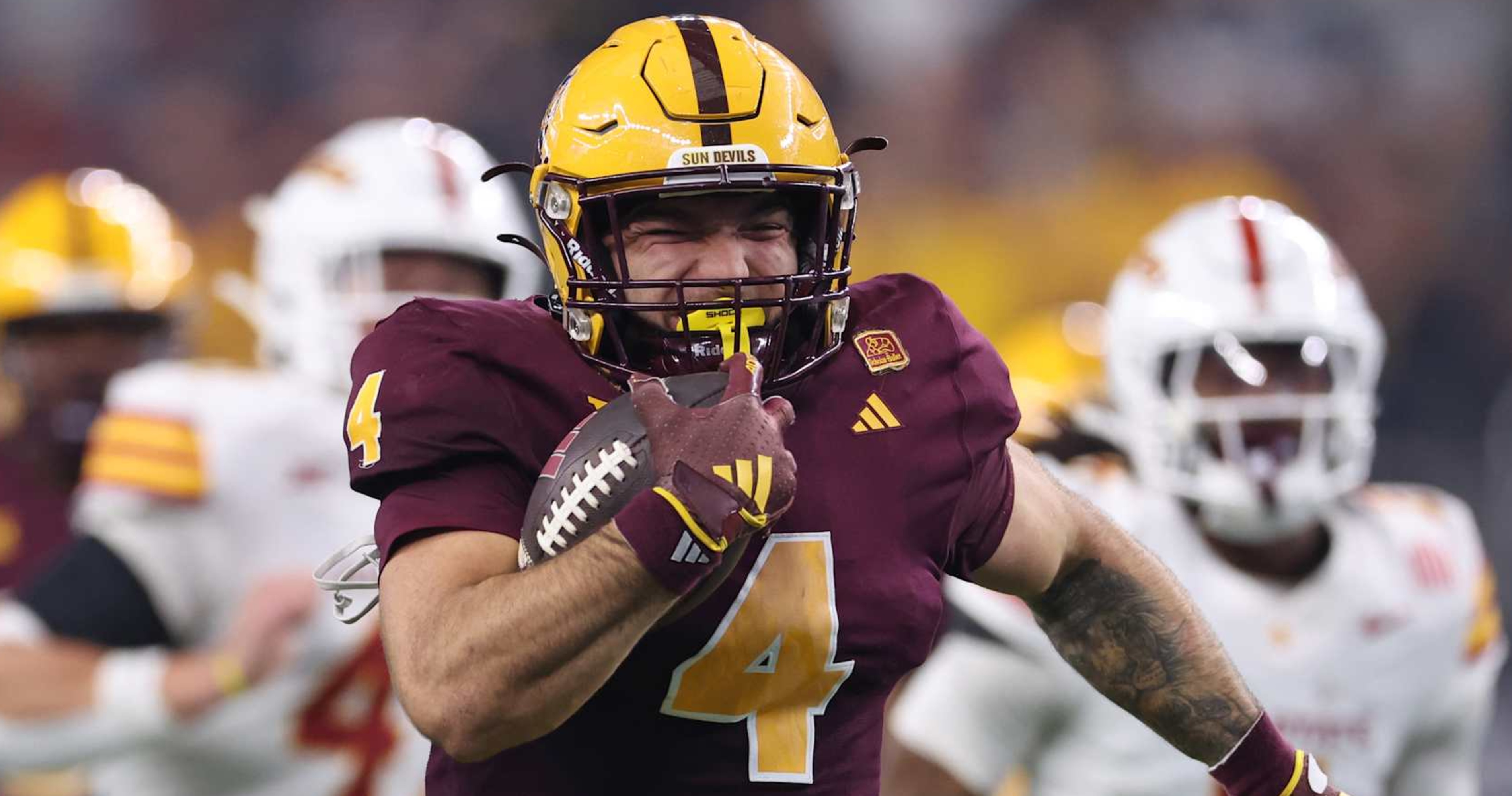 Cam Skattebo, ASU Eyed as CFP Bracket Dark Horse By Fans After Winning Big 12 Title