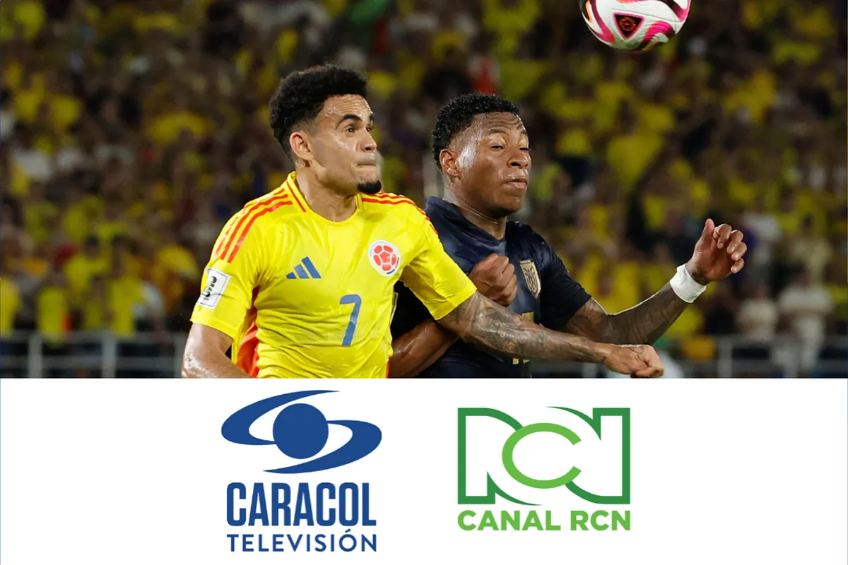 Bajó rating y audiencia de Canal RCN y Caracol TV en el Colombia vs. Ecuador por Eliminatorias