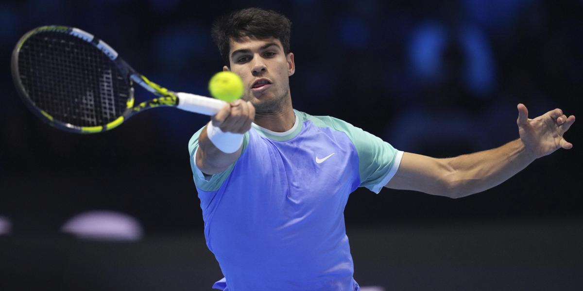 Horario y TV del Alcaraz - Rublev de las ATP Finals 2024