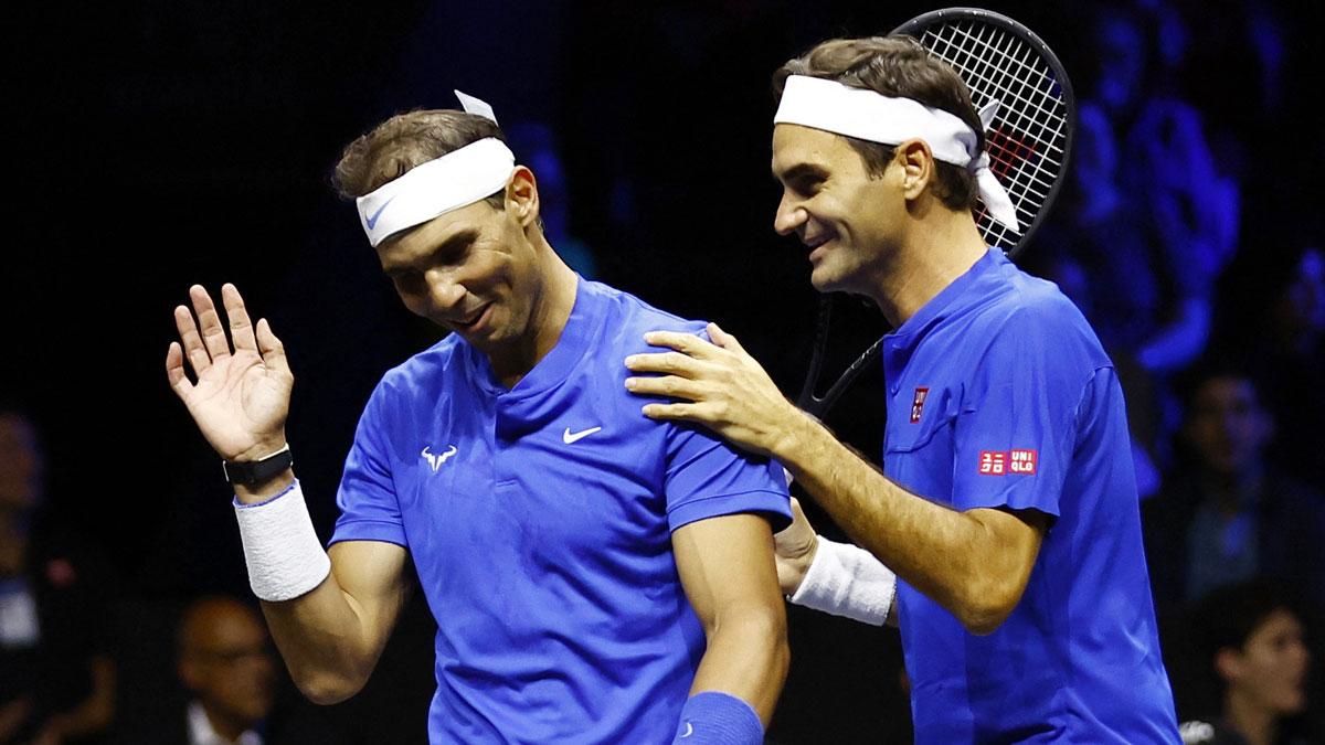 Federer's emotional tribute to retiring Nadal