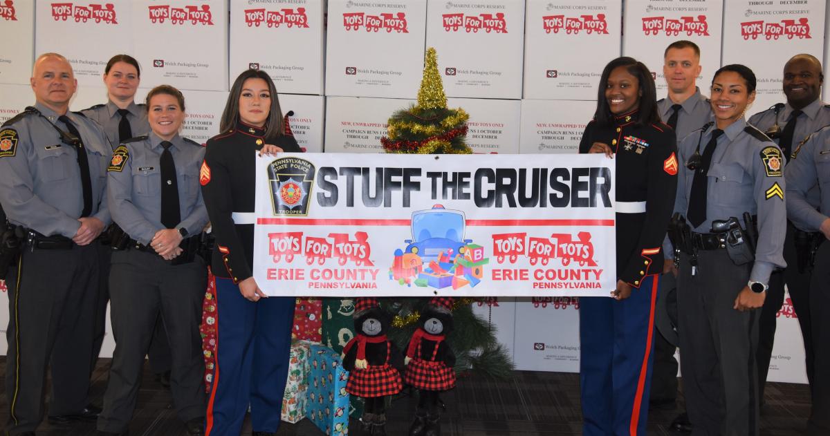 Erie County Toys for Tots asks public to 'Stuff the Fire Engine' with Christmas gifts