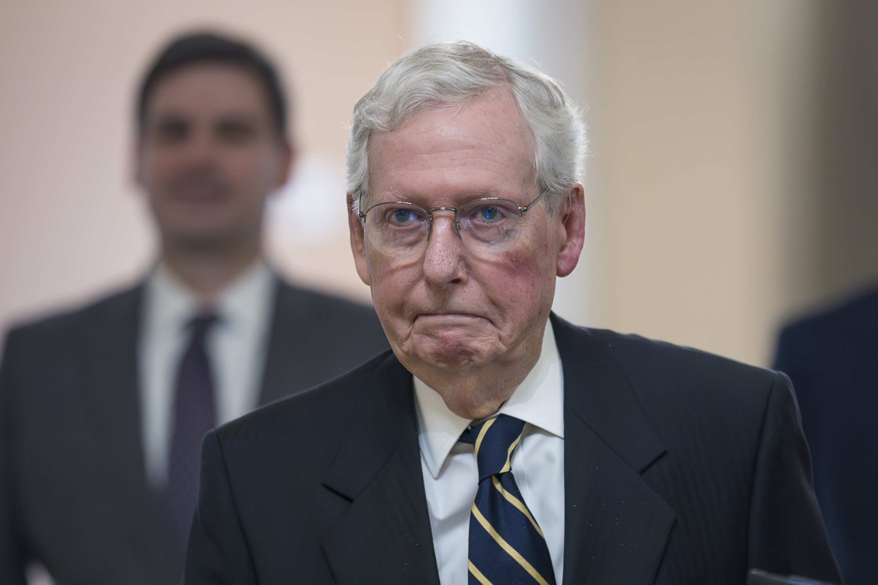 Mitch McConnell Sprains Wrist After Fall on Capitol Hill