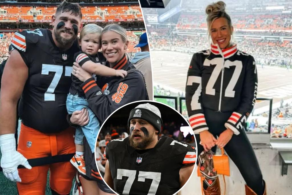 Wife of Browns' Wyatt Teller calls out 'blatantly disrespectful' Steelers fans