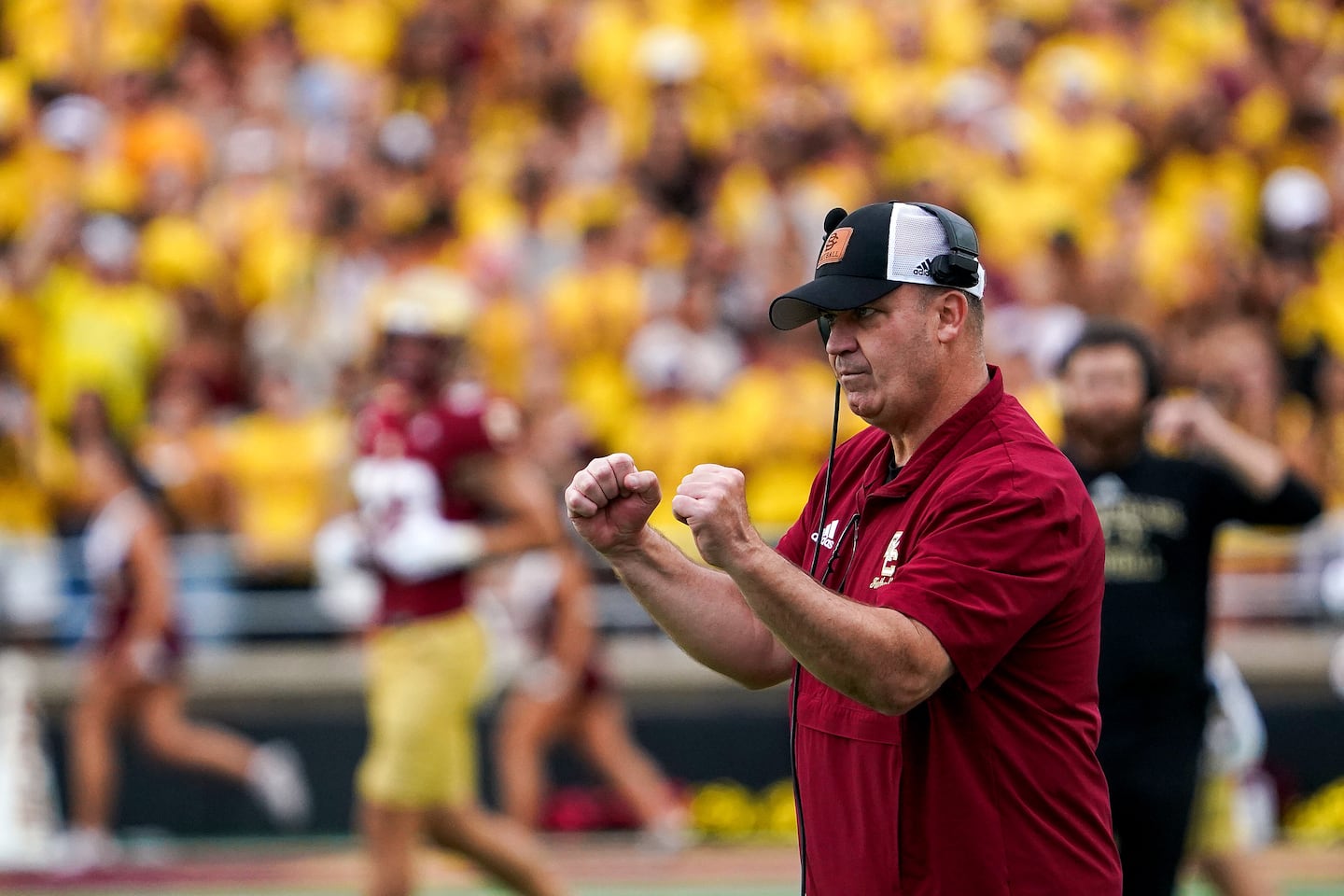 BC coach Bill O’Brien discusses the Pinstripe Bowl vs. Nebraska