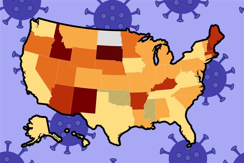 COVID Map Update Reveals New States With 'Very High' Wastewater Activity