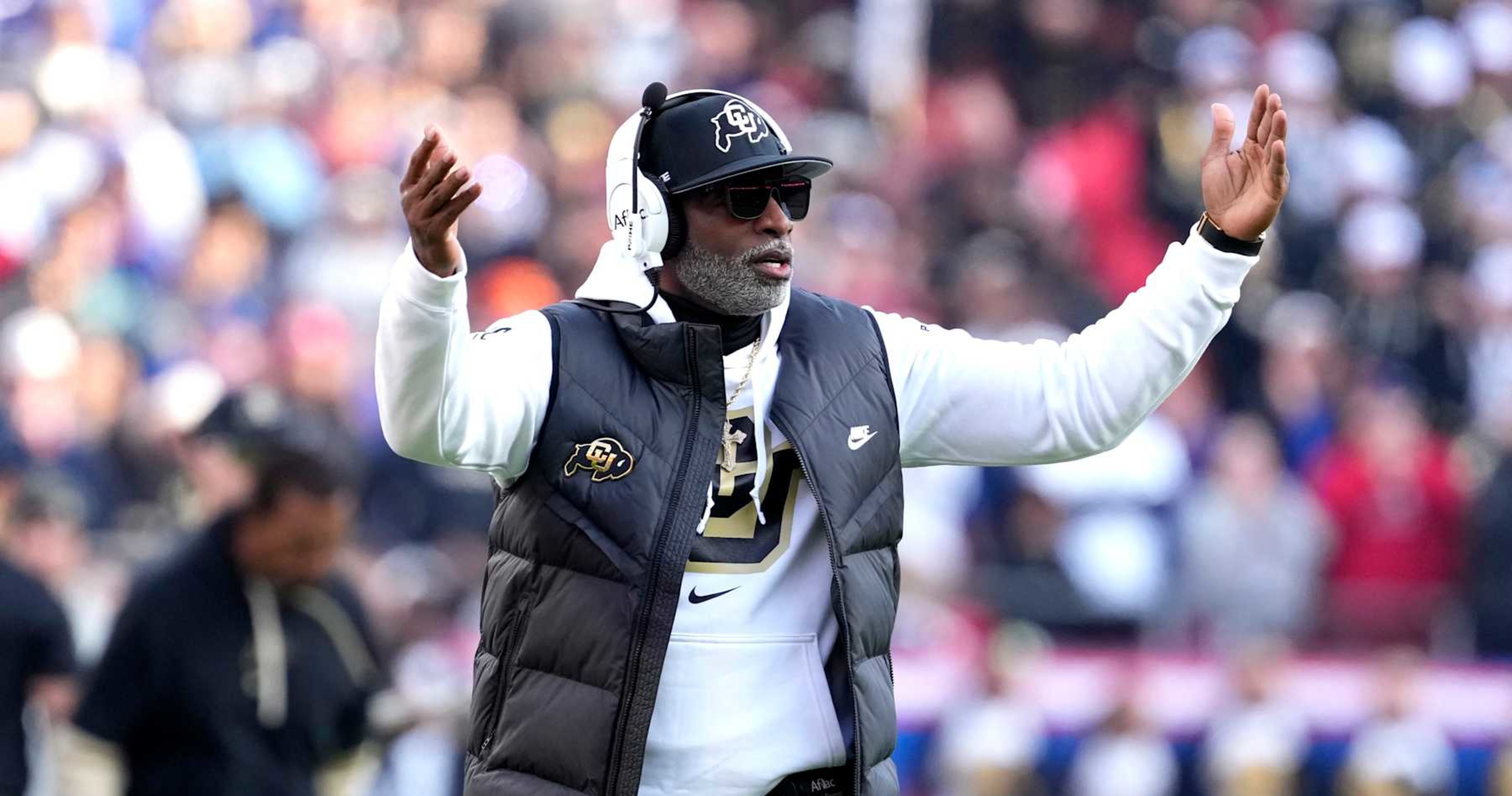 Deion Sanders Trolled By CFB Fans as Shedeur, Hunter, Colorado Lose vs. Kansas