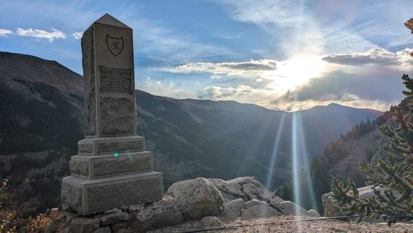 Griffin Monument in Silver Plume, Colorado