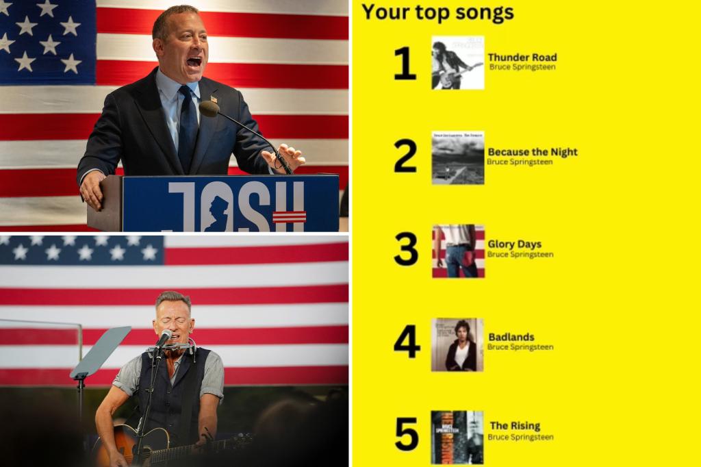 NJ Rep. Gottheimer faked Spotify to look like Springsteen fan