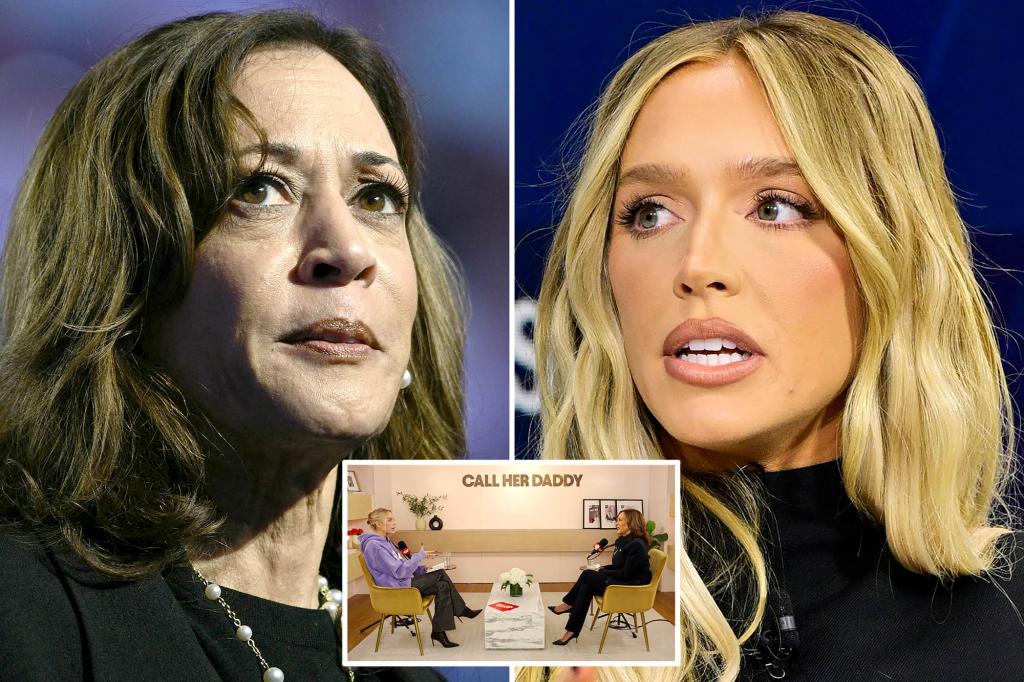 'Call Her Daddy' podcast host mocks Kamala Harris' failed campaign for spending $100K on fake set