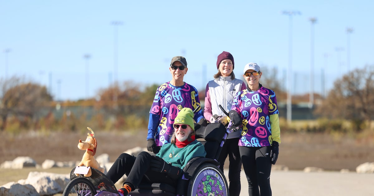 How ALS hasn’t stopped a Dallas Marathon competitor from reaching meteoric running heights