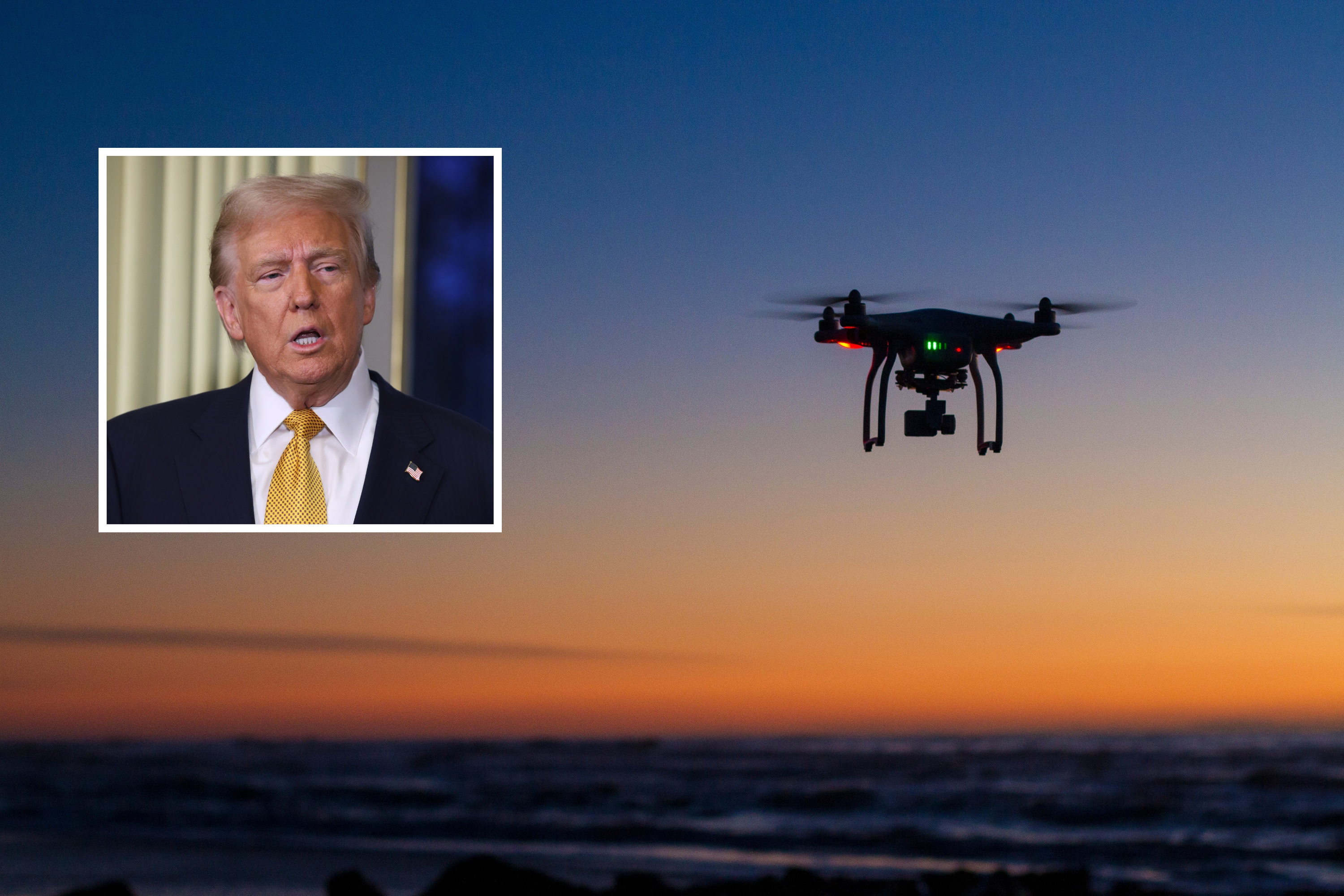 Trump Weighs In on 'Mystery Drone Sightings': 'Shoot Them Down'