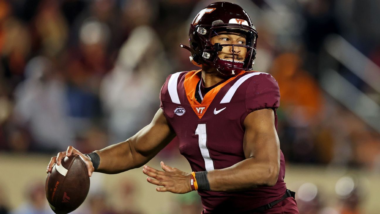 Despite value in portal, Virginia Tech retains QBs Drones, Watson