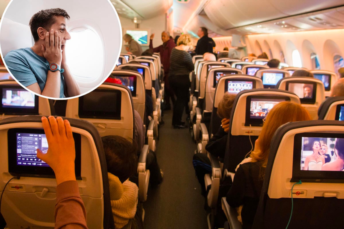 Passenger stands for 7-hour flight — and there’s a great debate about why she wouldn’t sit down