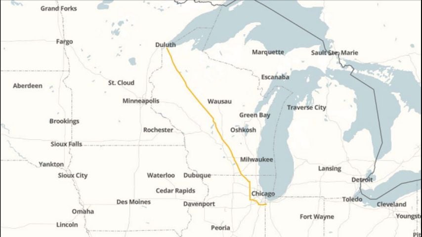 Enbridge pipeline spills 70,000 gallons of oil in Wisconsin