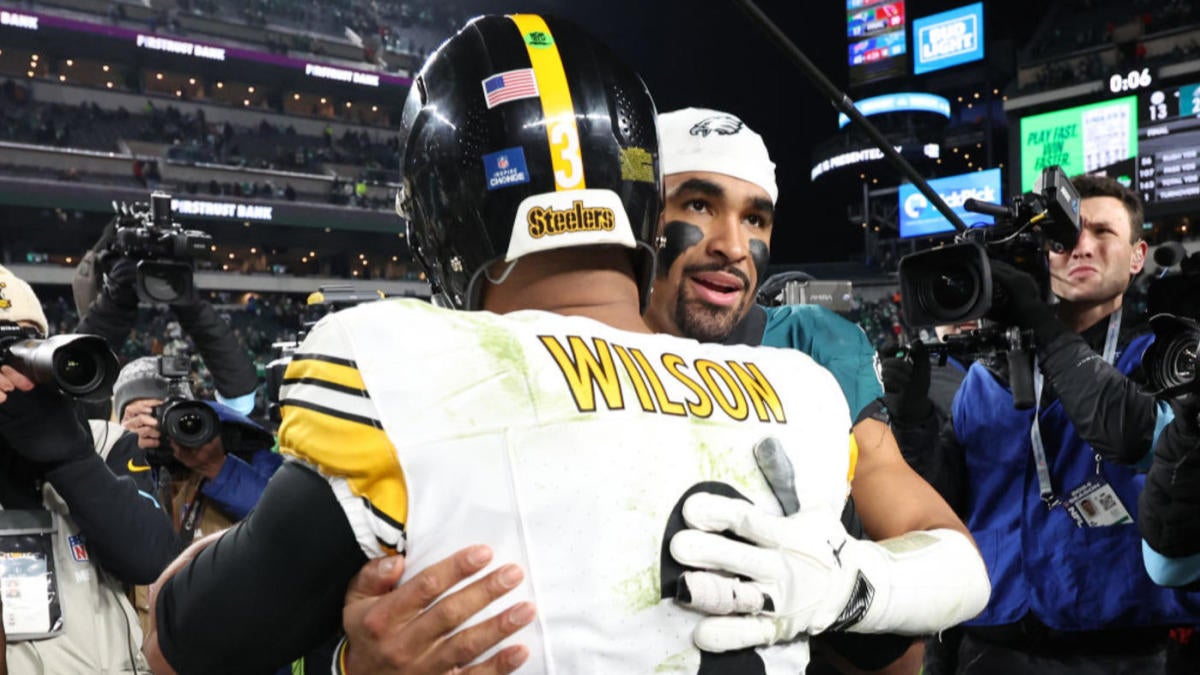 Eagles' Jalen Hurts praises Steelers' Russell Wilson following Battle of Pennsylvania win: 'You paved the way'