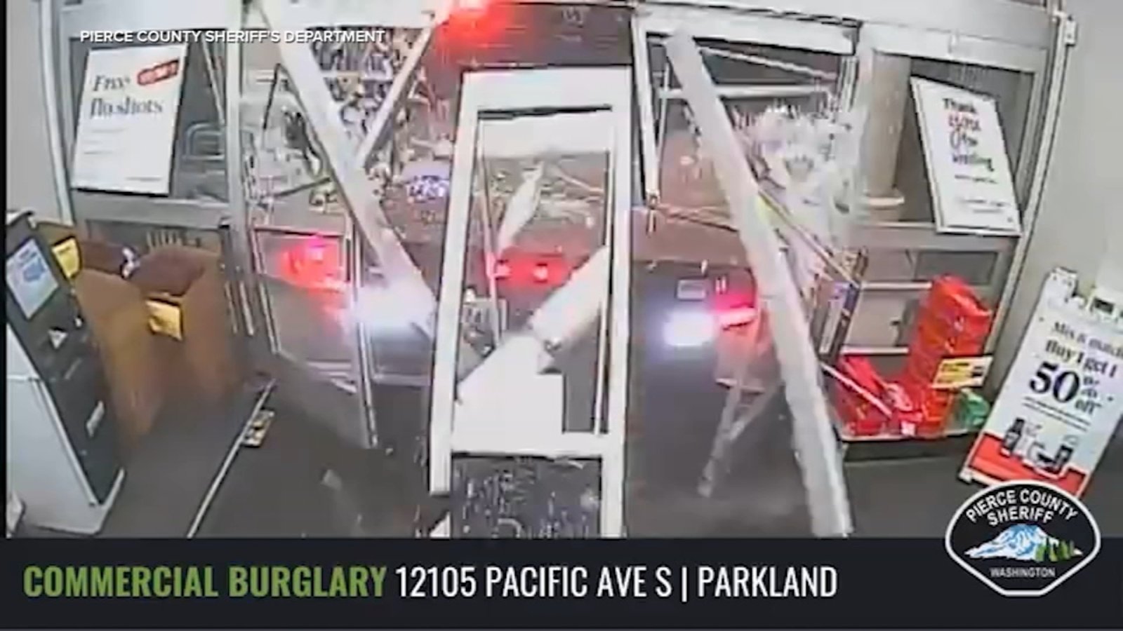 Video shows failed ATM heist with truck smashing into Washington Walgreens