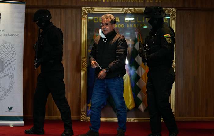 Bolivia extradites former anti-narcotics chief to the US to face drug trafficking charges