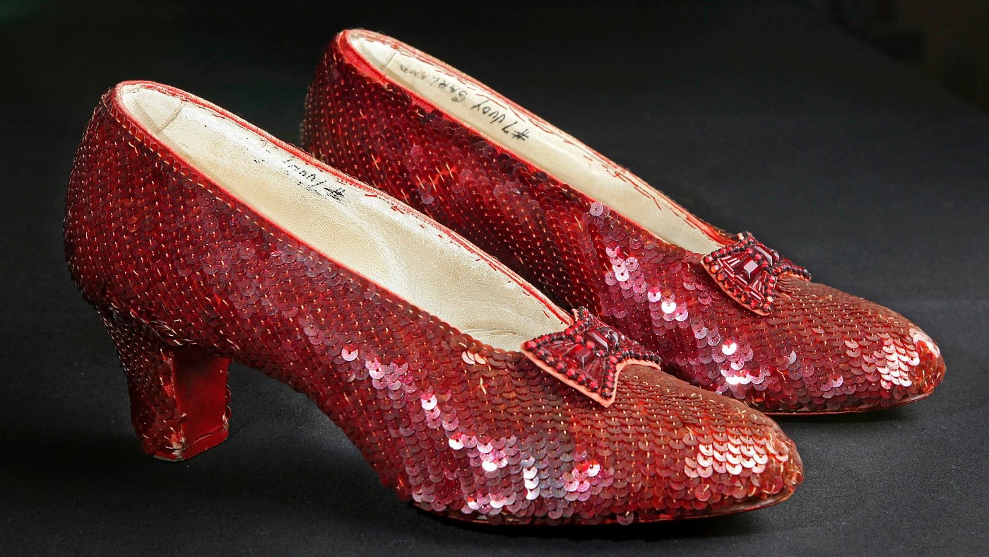 Ruby slippers worn in 'The Wizard of Oz' are auctioned for a record $28 million