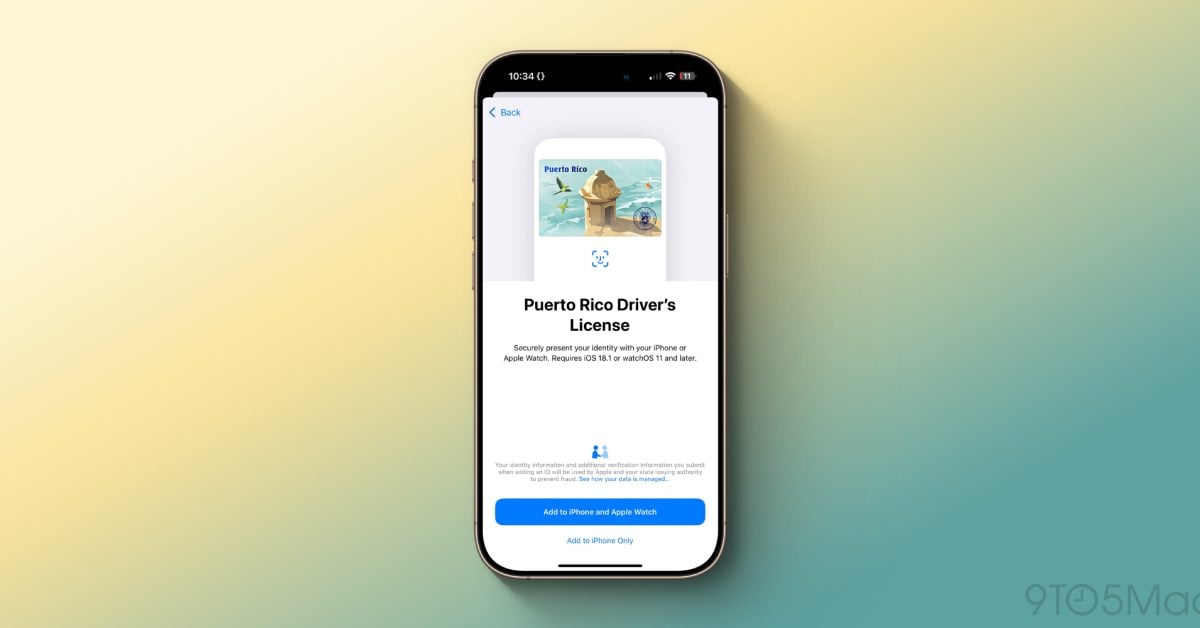 Apple Wallet now supports digital driver’s licenses in 10 locations
