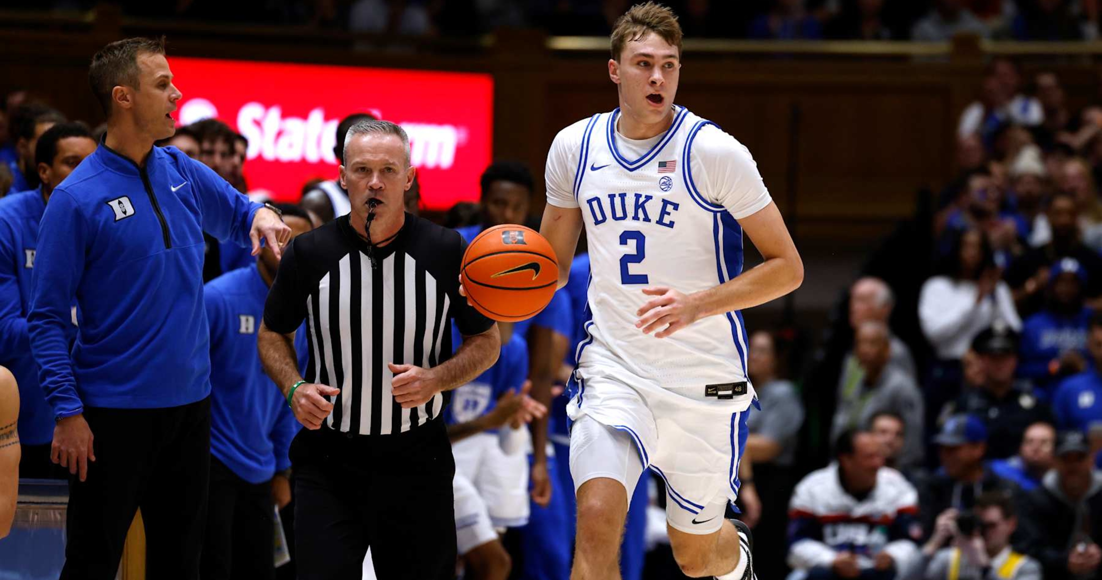 Cooper Flagg, No. 9 Duke Praised by CBB Fans in Win vs. Johni Broome, No. 2 Auburn