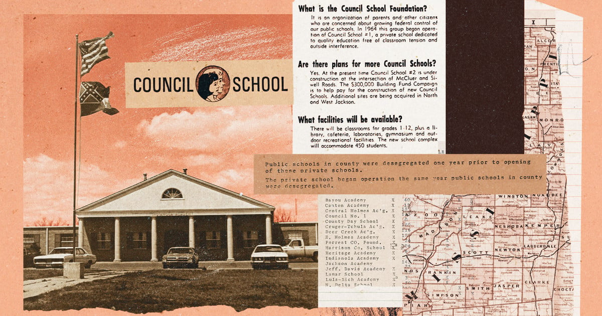 Segregation Academies in Mississippi Are Benefiting From Public Dollars, as They Did in the 1960s