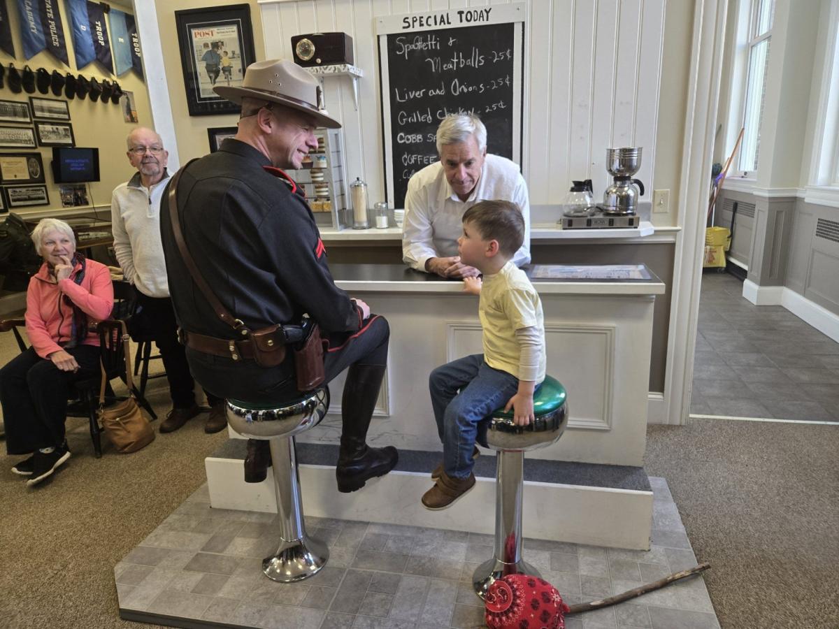 Iconic Norman Rockwell painting re-created at Northbridge state police museum