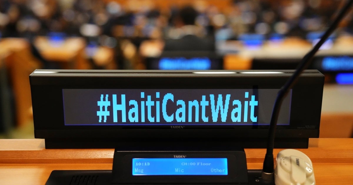 UN: Deploy New Haiti Mission to Restore Security