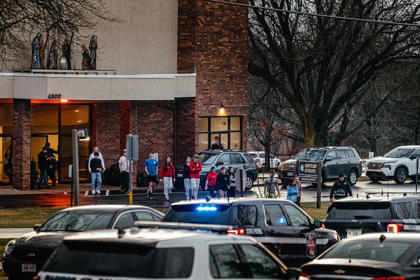 15-year-old girl fatally shoots teacher and teenager at a Christian school in Wisconsin