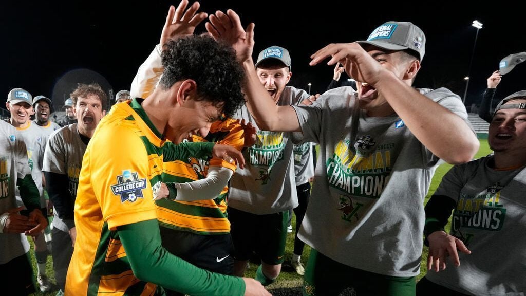 Vermont claims first national championship on OT goal