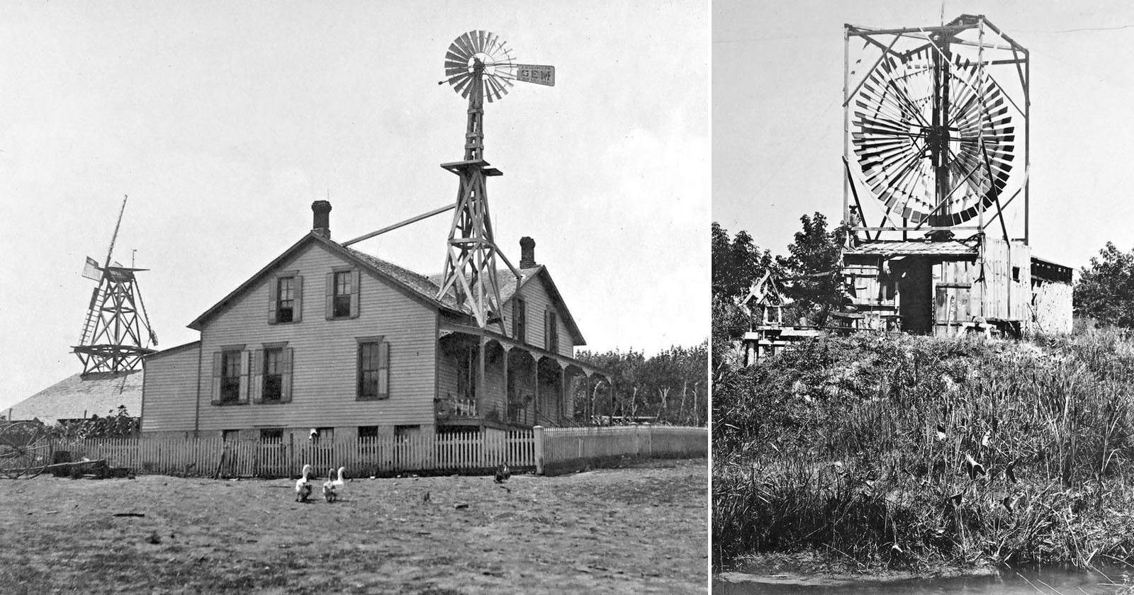 Bizarre Photos of Homemade Windmills in Nebraska From the 1800s