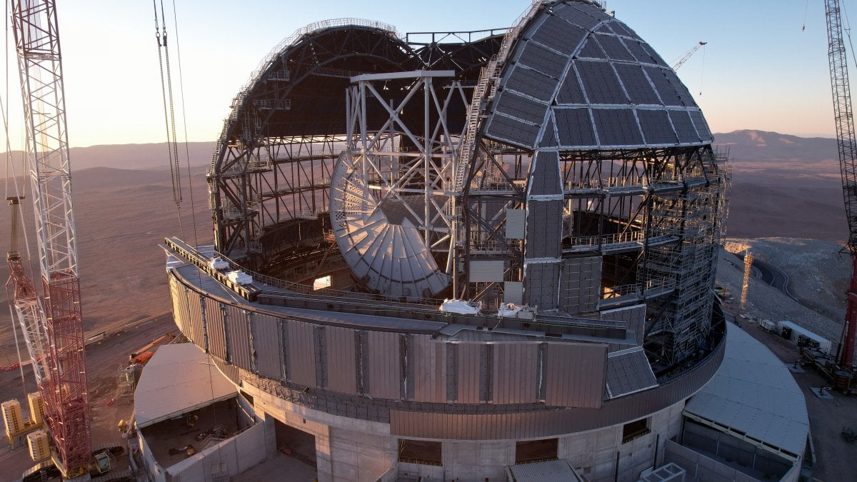 Extremely Large Telescope: Das Stahlgrüst des Riesenteleskops ist fertig