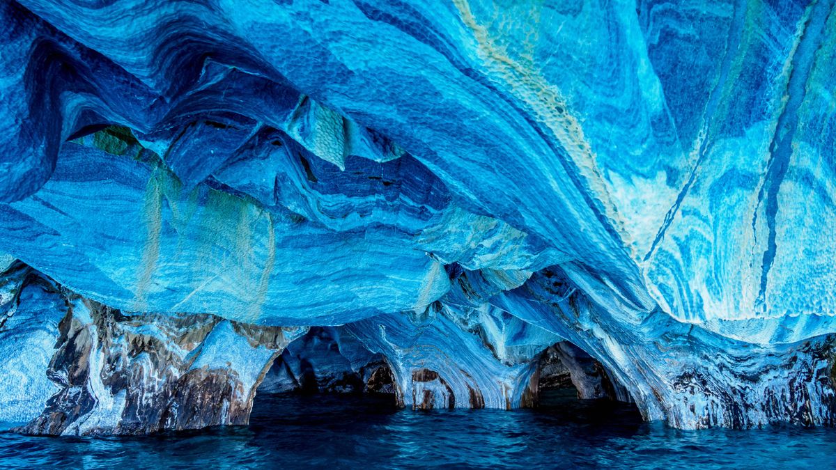 Marble Caves: Chile's ethereal turquoise caverns with 'mineral ice cream' on the walls