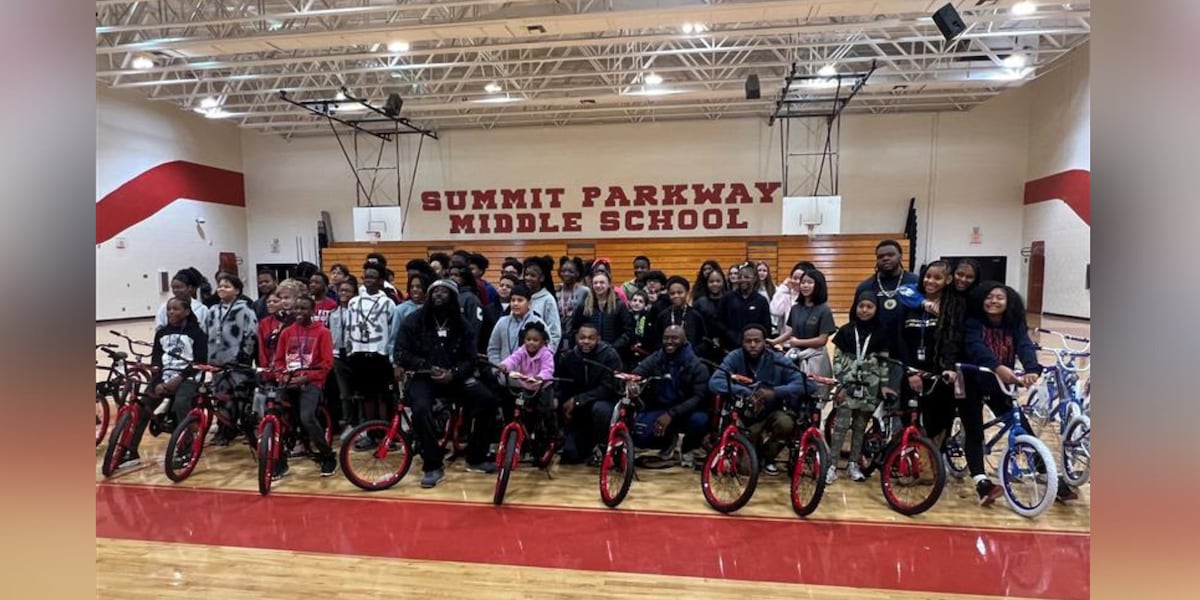 SC rapper Juhovah, Random Days gift bicycles to multiple middle school students in Columbia