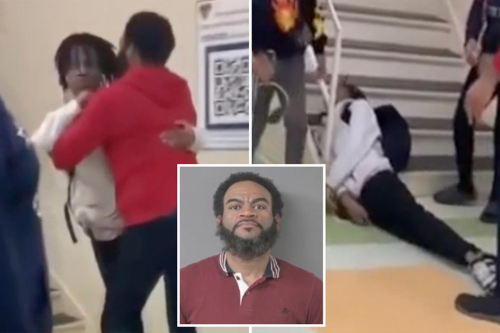 North Carolina parent arrested for strangling student inside school in caught-on-video attack: police