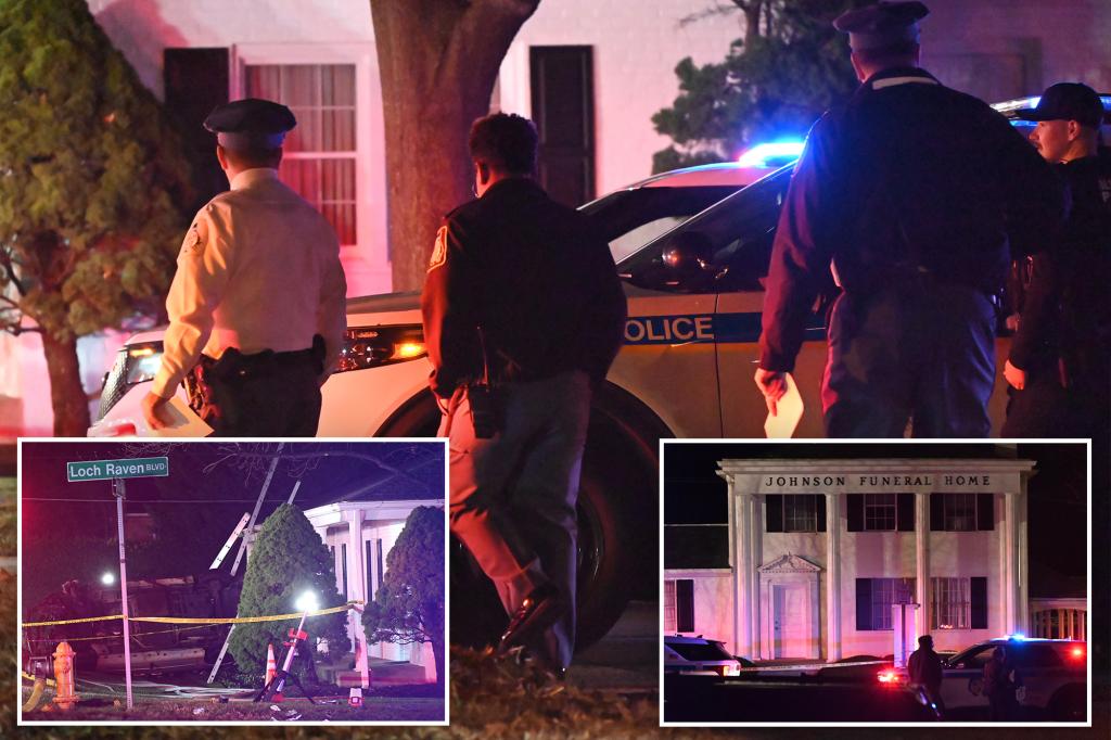 Mass shooting near Maryland funeral home leaves 1 dead, 9 injured