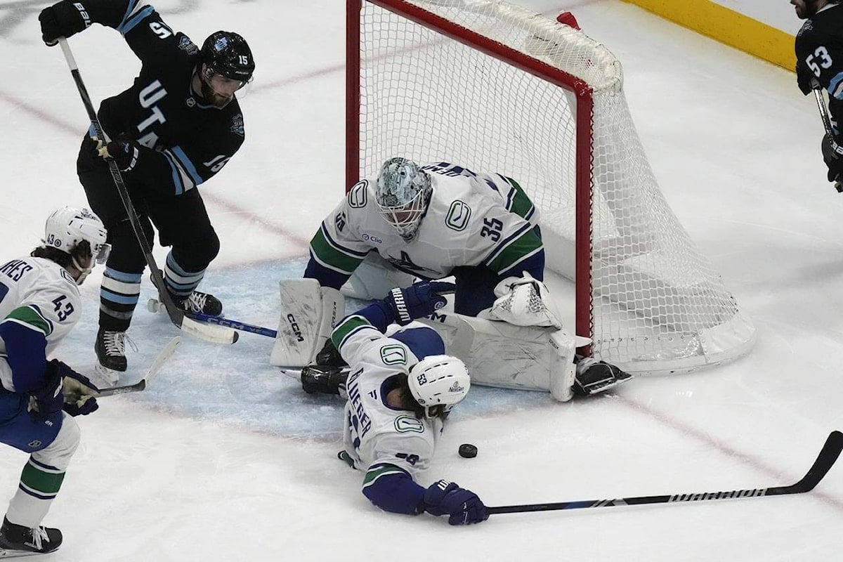 Sergachev scores in OT as Utah rallies for 3-2 win over Vancouver Canucks