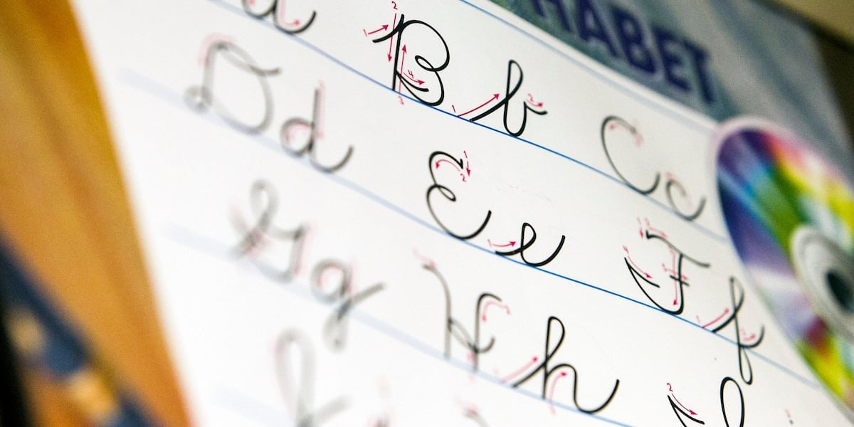 Students would be required to learn cursive in South Carolina if new bill is passed