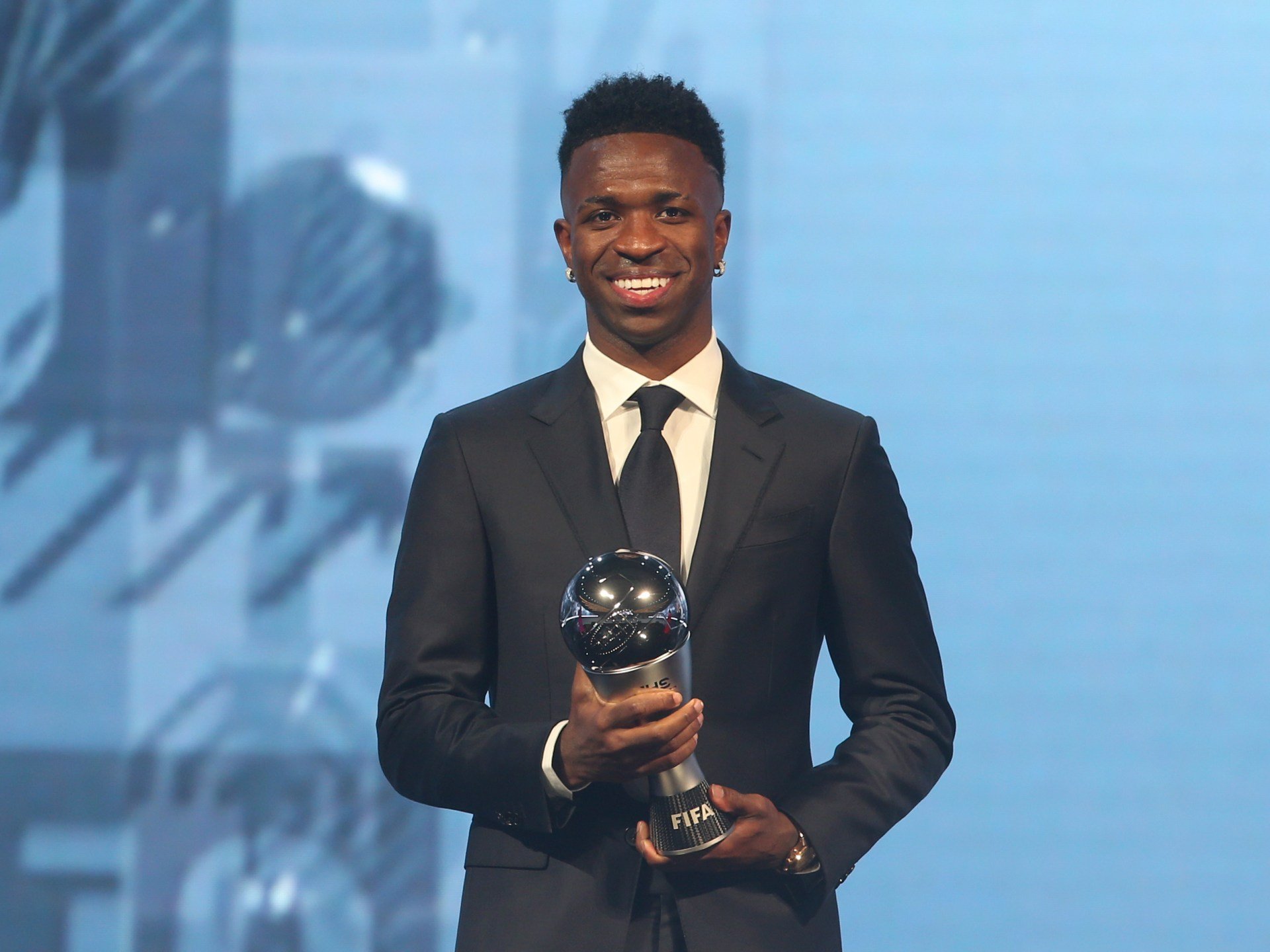 Real Madrid’s Vinicius Junior and Barcelona’s Bonmati win FIFA Best awards