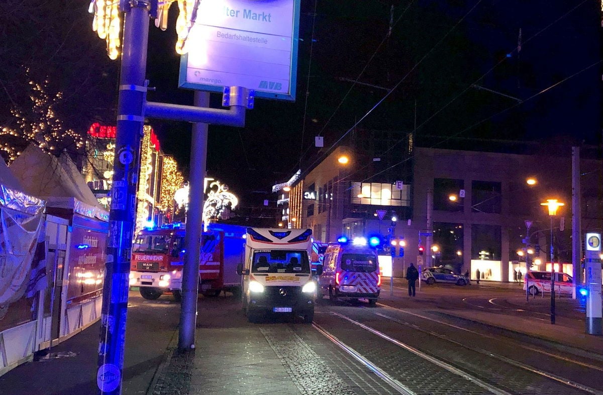 At least 2 dead and dozens injured after car plows into German Christmas market, authorities say