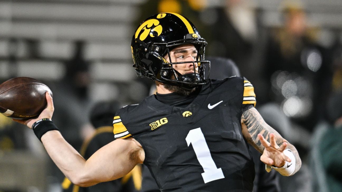 Iowa QB Brendan Sullivan (ankle) to return for Music City Bowl