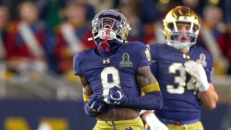 Notre Dame dominates Indiana in College Football Playoff opener